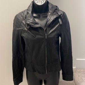 Woman’s ALL SAINTS Black Leather Jacket